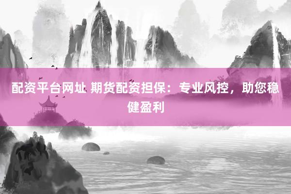 配资平台网址 期货配资担保：专业风控，助您稳健盈利